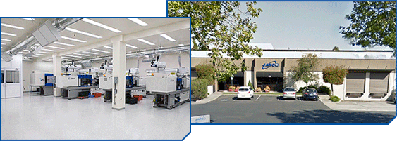 Inside of JATCO clean rooms where some of our scientific molding and medical injection molding products are made.