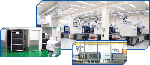 Photo of our clean room facility where some of the most tricky injection moulding takes place.